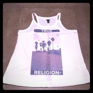 True Religion Tank with Open Back